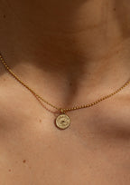 gold God is good pendant