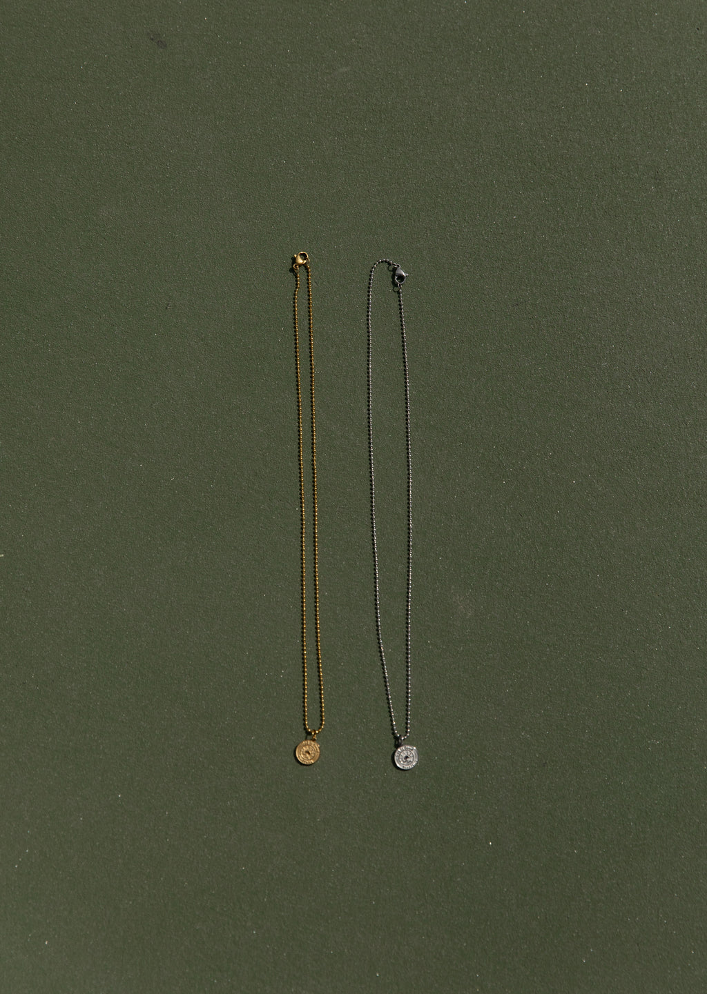 gold and silver necklaces
