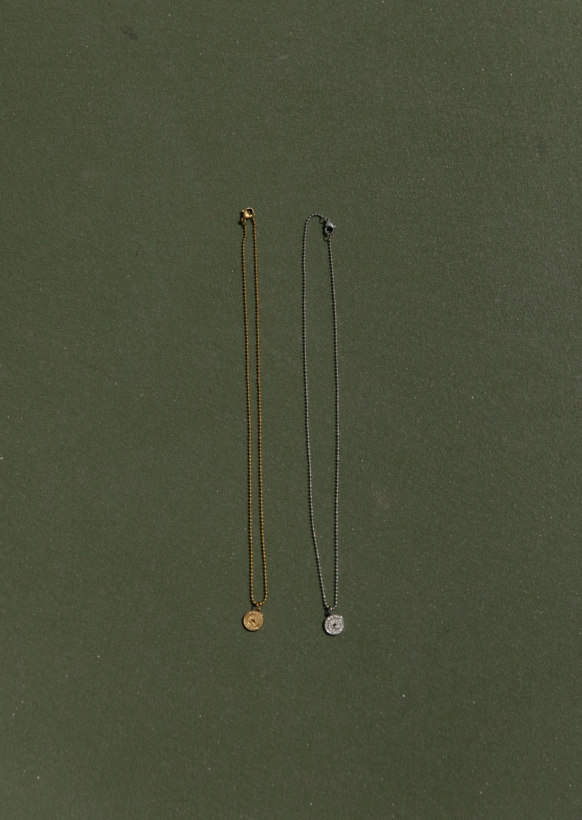 gold and silver necklaces