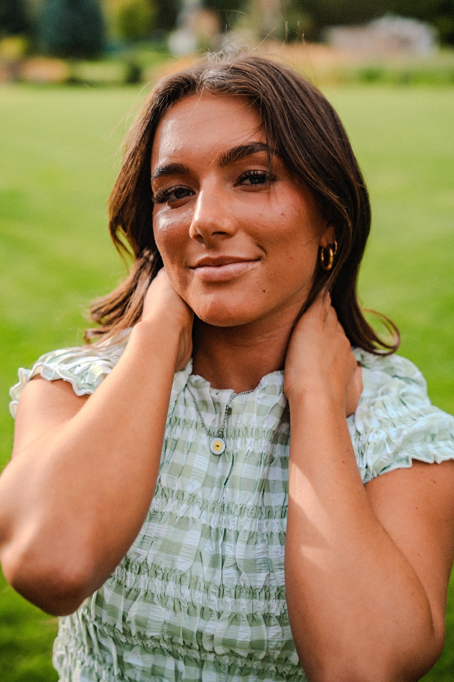 God is Good - Yellow & White Pendant